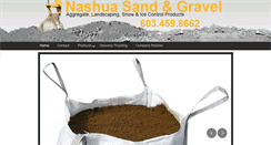 Desktop Screenshot of nashuasandandgravel.com